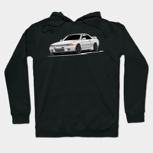 Skyline GT-R R32 (white) Hoodie